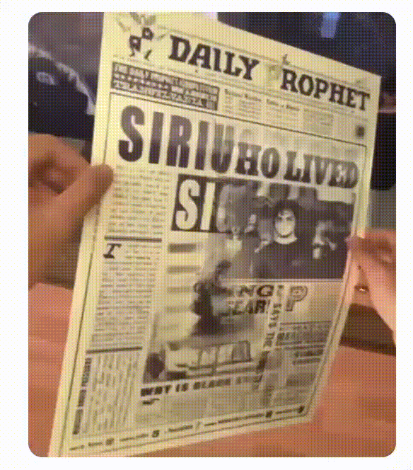 The Daily Prophet Magic Frame