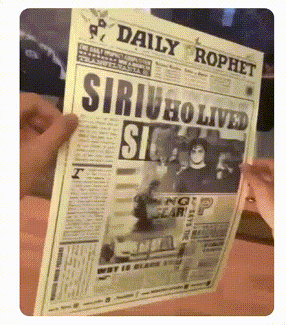 The Daily Prophet Magic Frame